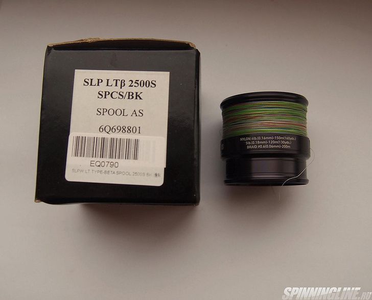  Под замену была приобретена низкопрофильная шпуля SLP Works 2500S Black 